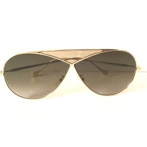Loewe Puzzle Aviator Gold-tone Frame Sunglasses
